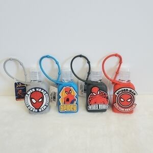 NWT Marvel Spider-Man Hand Sanitizer With Case 4 Piece Gift Set